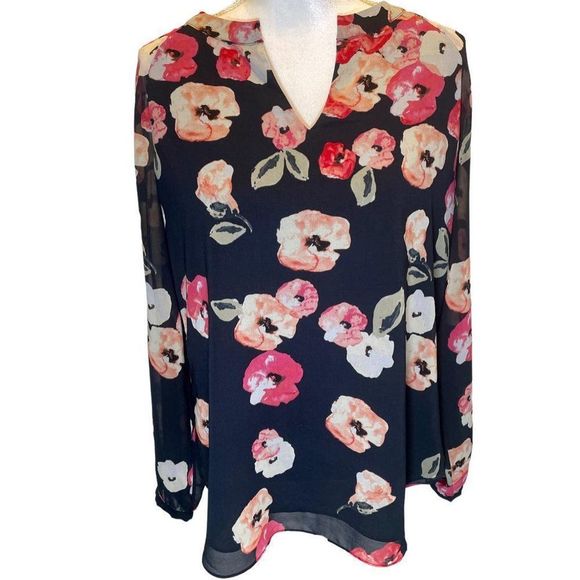 CAbi Poppy Blouse Shirt Top 2014 Sz Medium - Picture 1 of 8